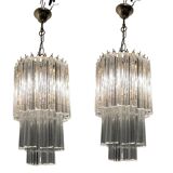 Lustres Trilobi en Verre de Murano Ensemble de 2