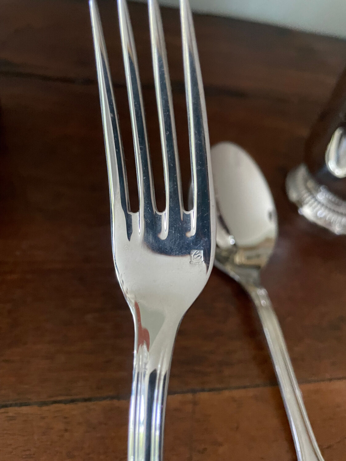 silver-plated baptism box Couzon