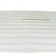 9x12 White & Cream Modern Striped Kilim Rug, 268c358Cm