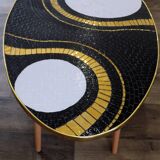 Black and gold coffee table