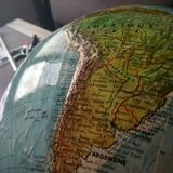 Vintage globe 60 scan globe a/s replogle 1960 Denmark (rotatable 360 °)