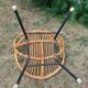 Armchair rattan basket child, vintage