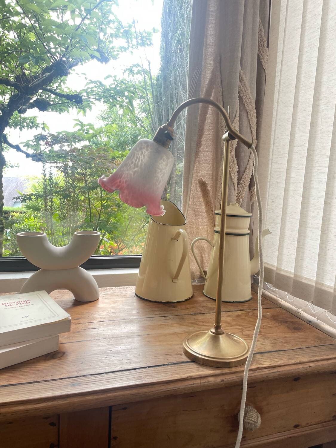 Art Deco tulip lamp