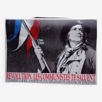 Grande Affiche - Parti communiste français (1789-1989)