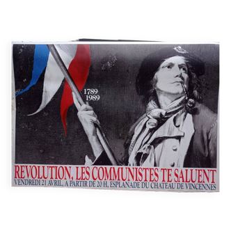 Grande Affiche - Parti communiste français (1789-1989)