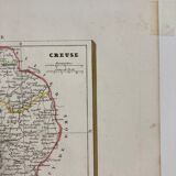 Carte ancienne de la Creuse