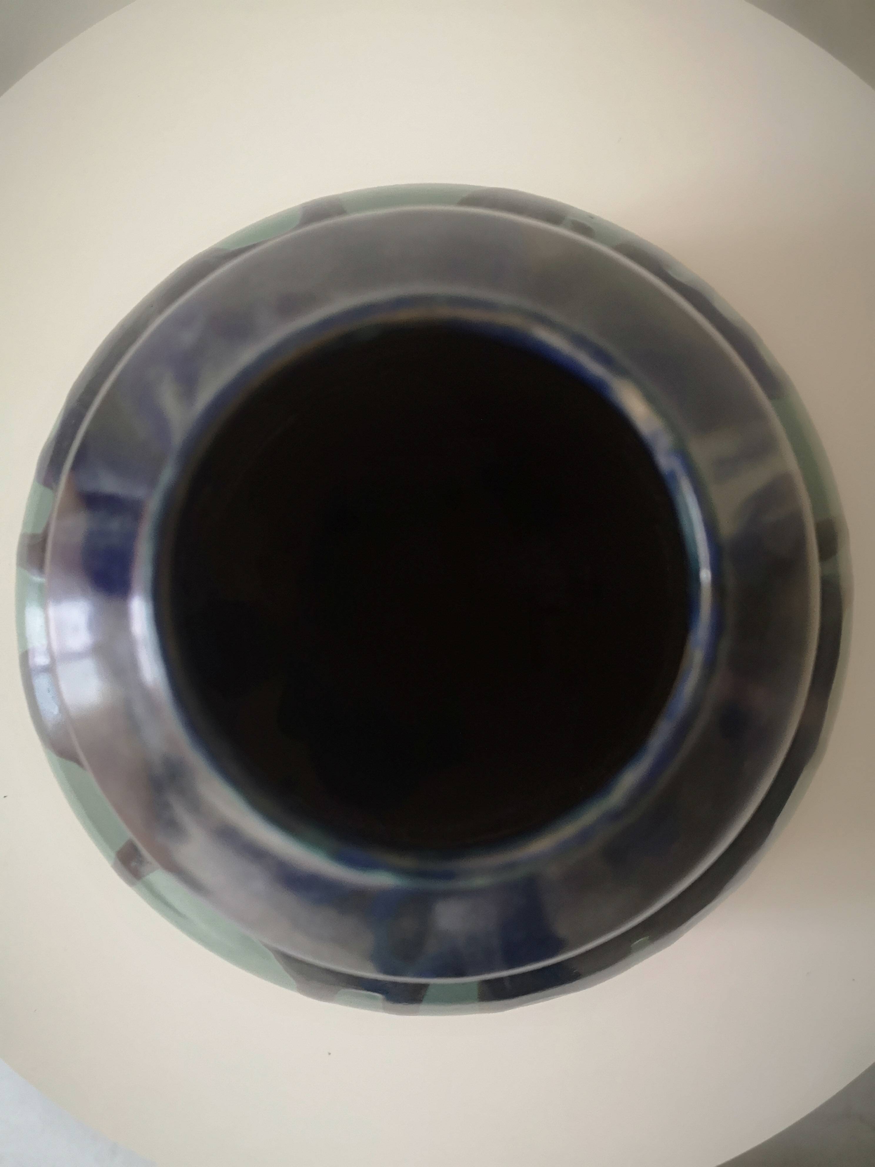 enameled ceramic vase attributed to Léon Pointu (1879-1942)