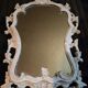 Miroir mural vintage baroque / rococo – Cadre orné shabby chic