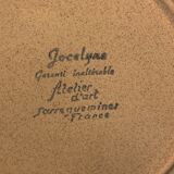 8 dessert plates of Sarreguemines, Jocelyne model