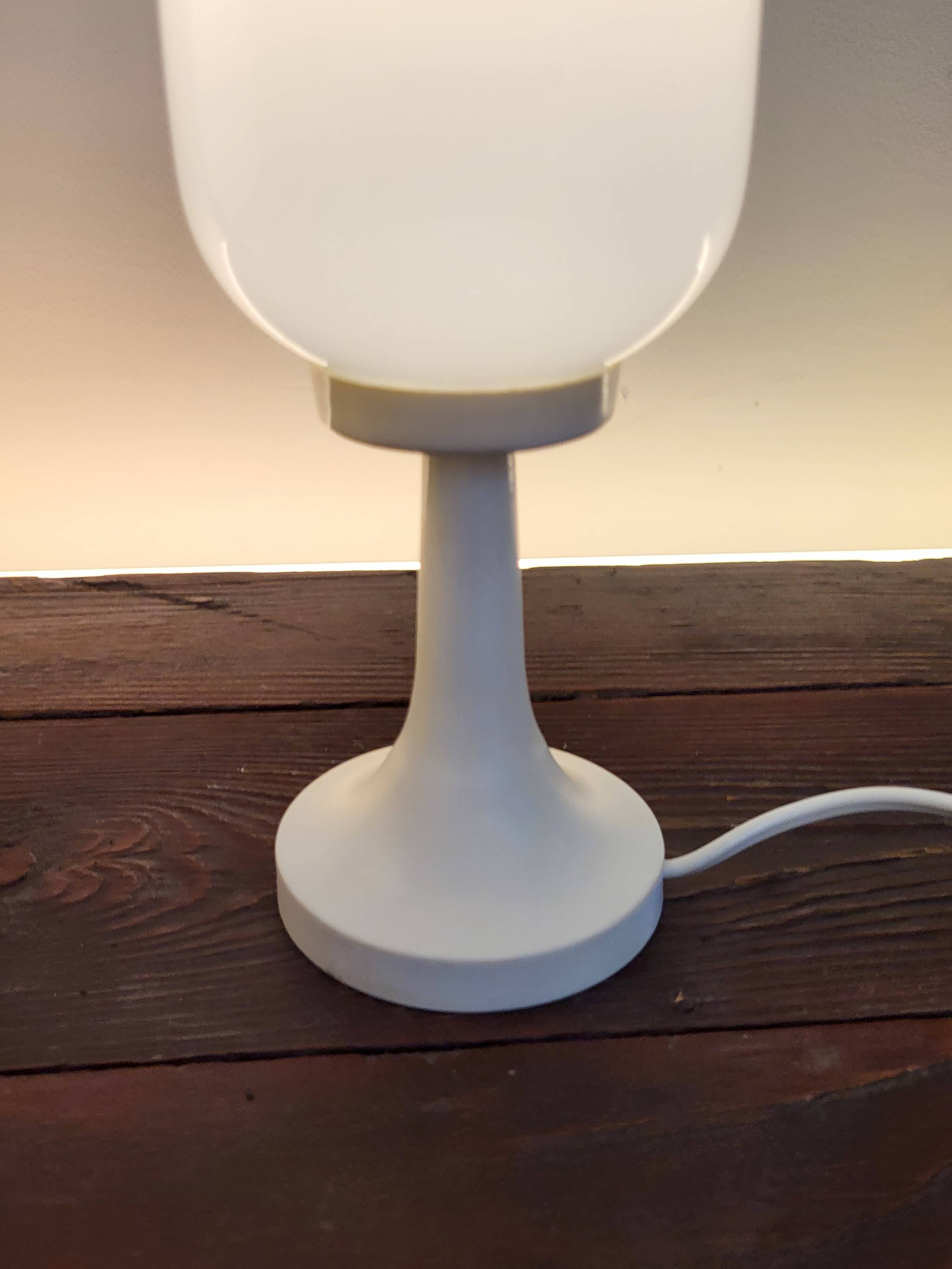 Lampes de table Space Age blanches, années 1960