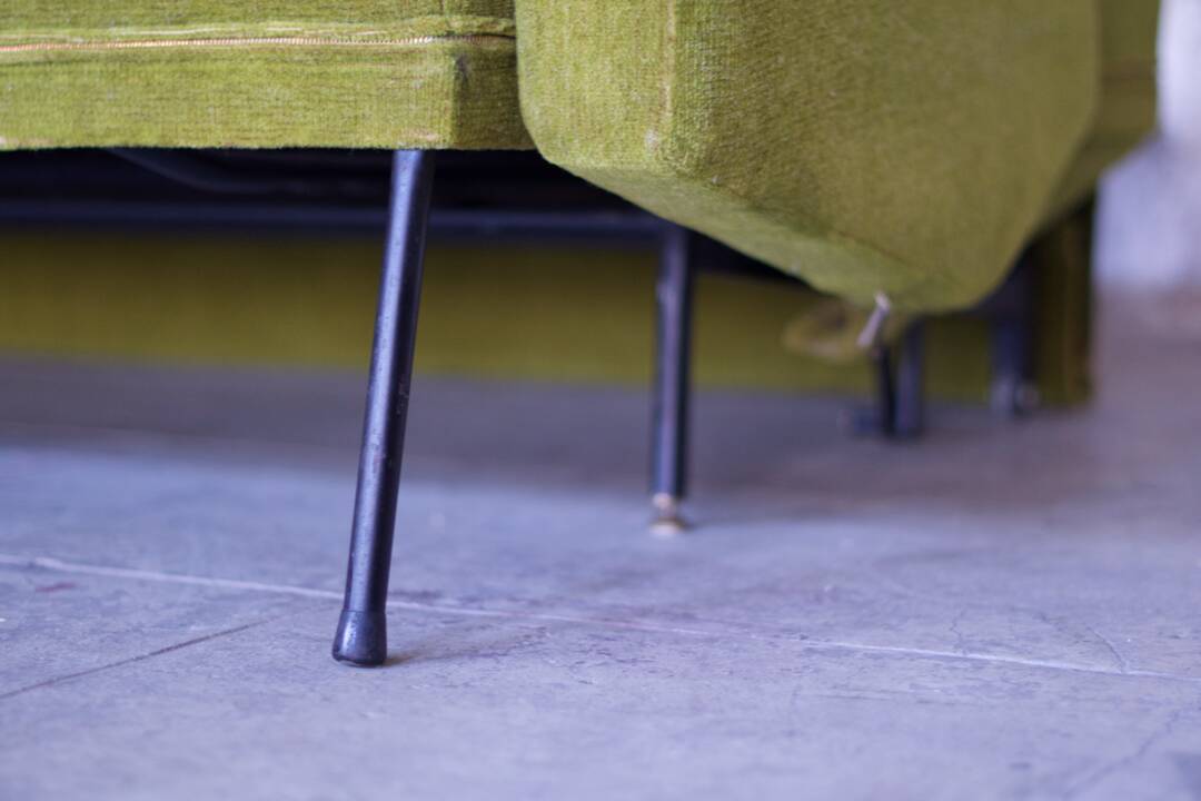 Sofa living room set - 2 designer armchairs 1960 by Pierre Guariche