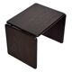Vintage Italian side table made of ebonized wood 70's design