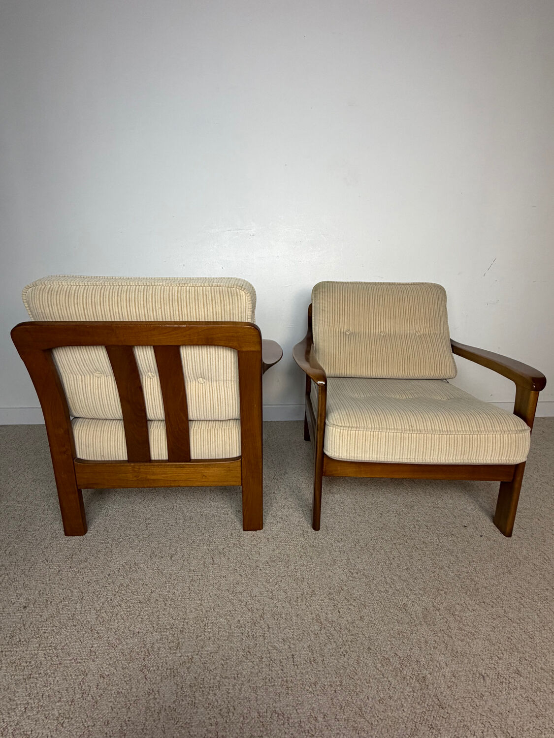 Pair of vintage armchairs