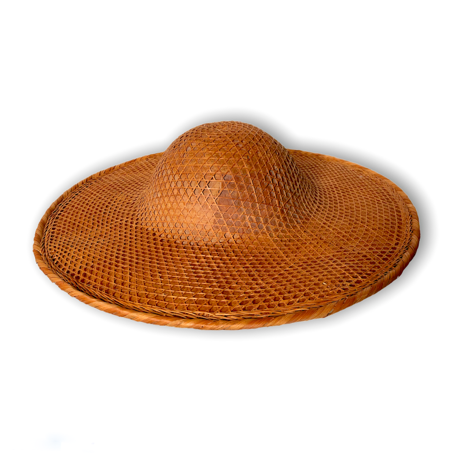 Decorating hat in caning