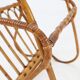 French Vintage fifties rattan magazine rack
