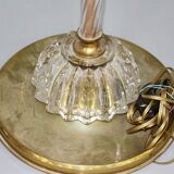 Lampadaire de parquet en verre de Murano vers 1940