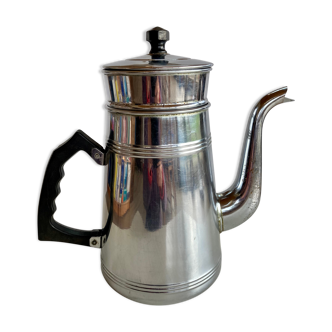 Stainless steel coffee maker 60s brand ALSA (pure copper nickel chrome)