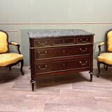 Commode En Acajou D’époque Louis XVI XVIII Eme Siècle