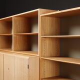 Sideboard and two oak shelves by Borge Mogensen