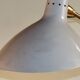 Vintage desk lamp in brass and gray lacquered metal, 1950s