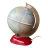 Globe terrestre lumineux ms west germany vers 1950