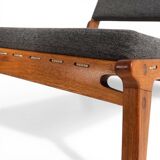 Hunting Chair lounge chair with ottoman by Heinz Heger for PGH Erzgebirgisc