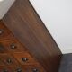 French fruitwood apothecary cabinet, ca 1950s