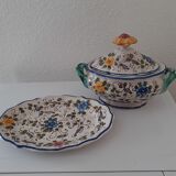 Sauce dish and its serving dish