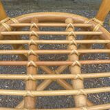 Set of four rattan chairs