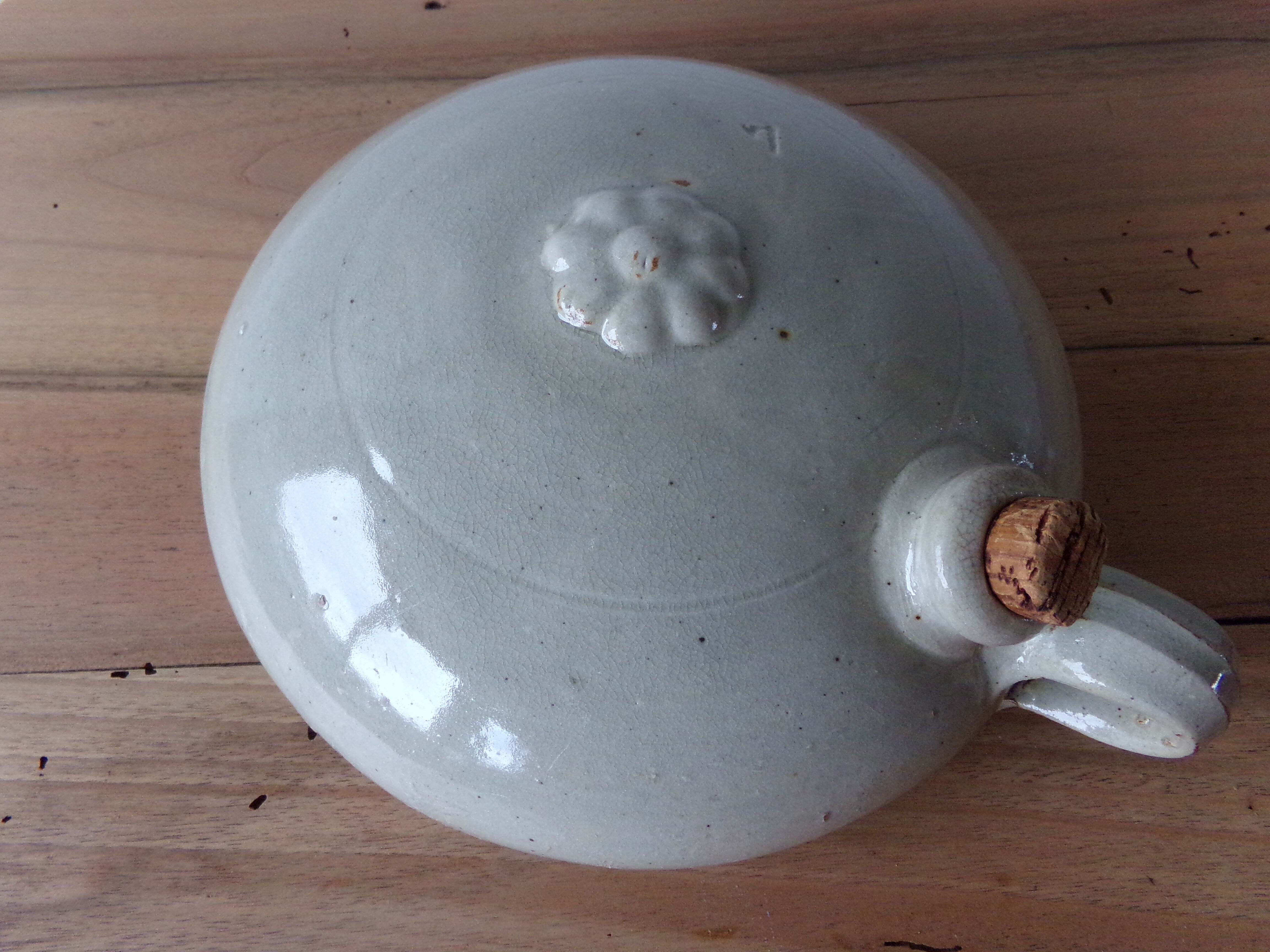 Old sandstone hot water bottle