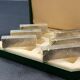 Complete set of 6 vintage metal menu holders 1960-1970
