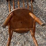 Chaise édouardiennes windsor en noyer entièrement estampillée, style ibex penny suédois