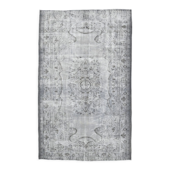 6x9 distressed oriental vintage rug,176x286cm