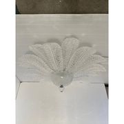 Lot of 2 Glass Sputnik Chandelier Flush Mount, Mazzega Zuccher