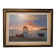 Oil painting on faesite 70s mouth of the Arno Pisa