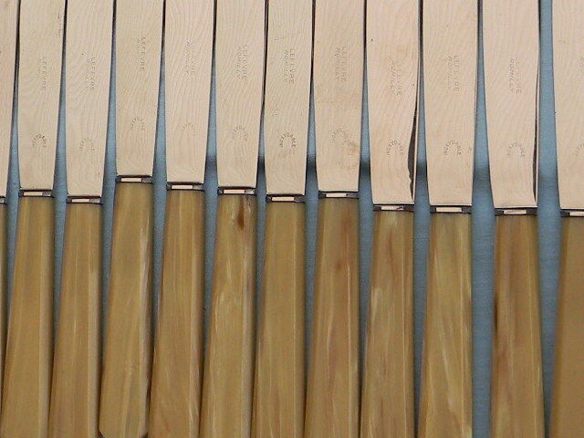 Lot de 12 couteaux lame inox