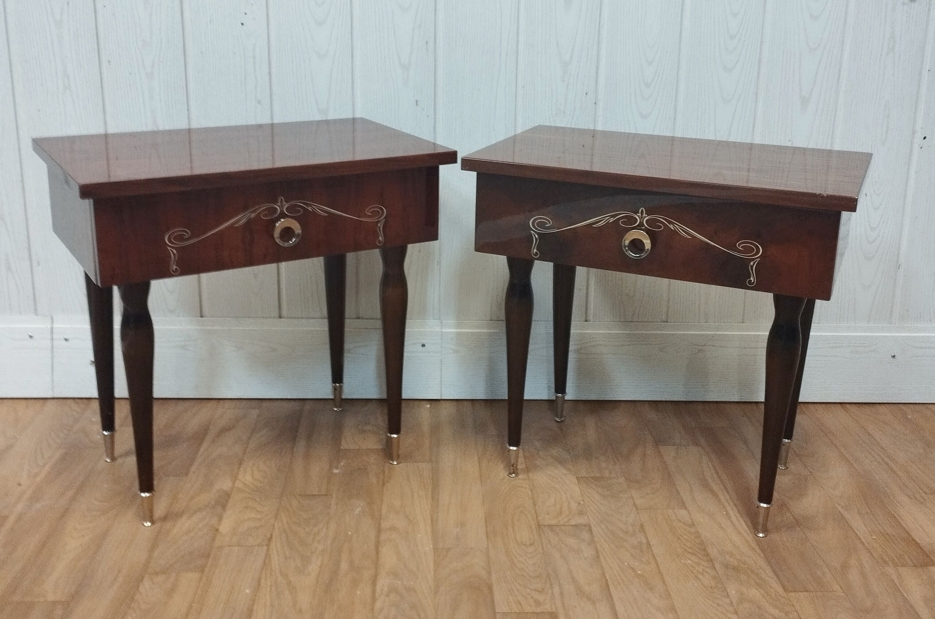 Pair of vintage bedside tables