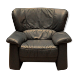 Vintage Italian leather armchair