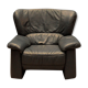 Vintage Italian leather armchair