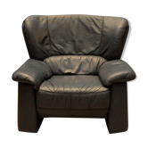 Vintage Italian leather armchair