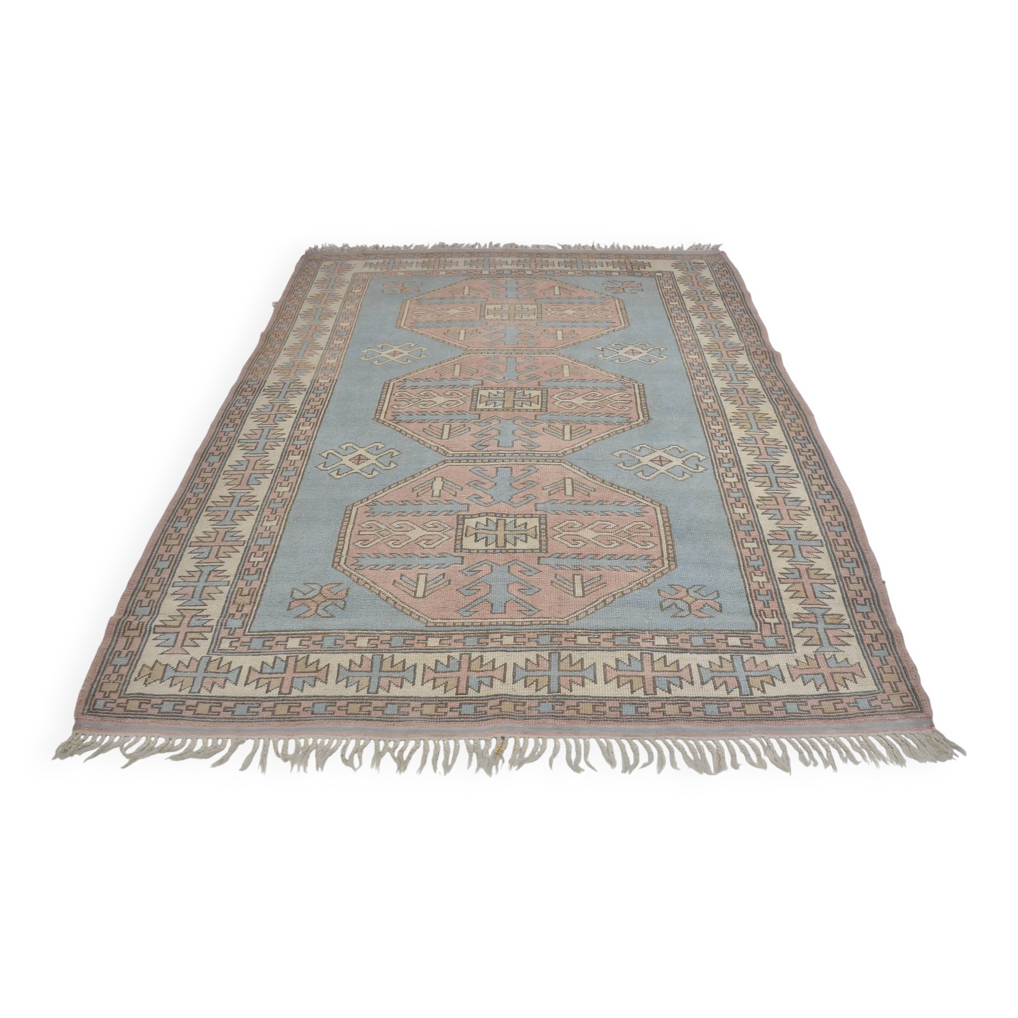 Vintage Oushak Anatolian Kurdish Rug sku1187