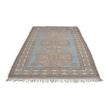 Tapis vintage Oushak anatolien kurde sku1187
