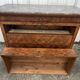 Commode Louis-Philippe en ronce de noyer, marbre Saint-Anne, milieu 19ème