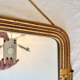 Golden art deco mirror