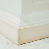 MK10238 Glass and concrete coffee table