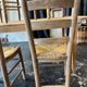 Lot 6 chaises paillées fin 19 eme