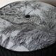 Footrest, jungle fabric, compass feet, 50/60's