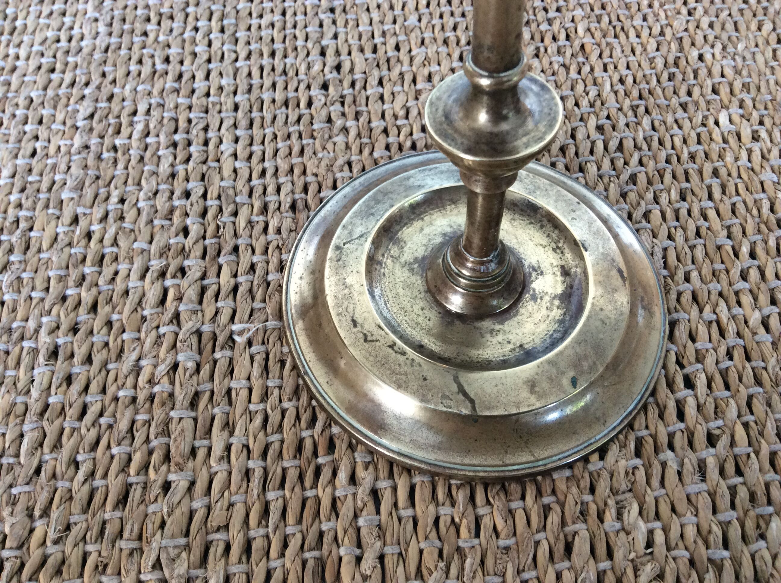 Copper candle holder