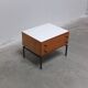 Modernist side table with drawers by Herbert Hirche for Holzäpfel, 1950s.