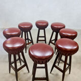 Vintage French barstools sixties 'Moulin Rouge'